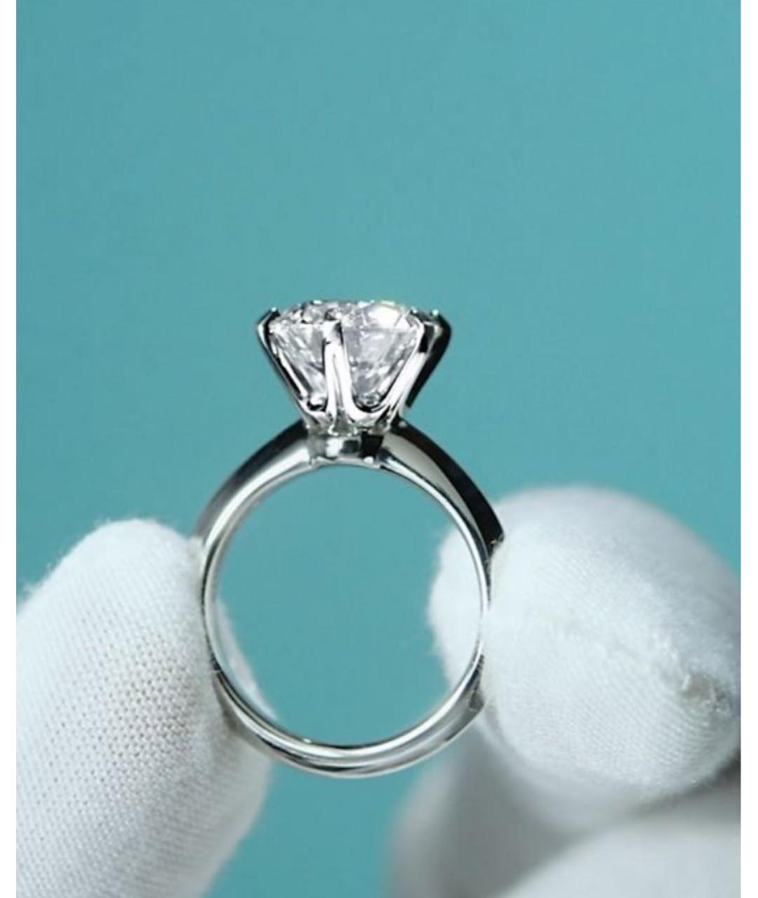 TIFFANY&CO Серебряное платиновое кольцо, фото 4
