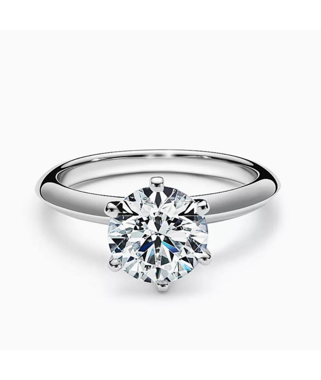 TIFFANY&CO Серебряное платиновое кольцо, фото 5