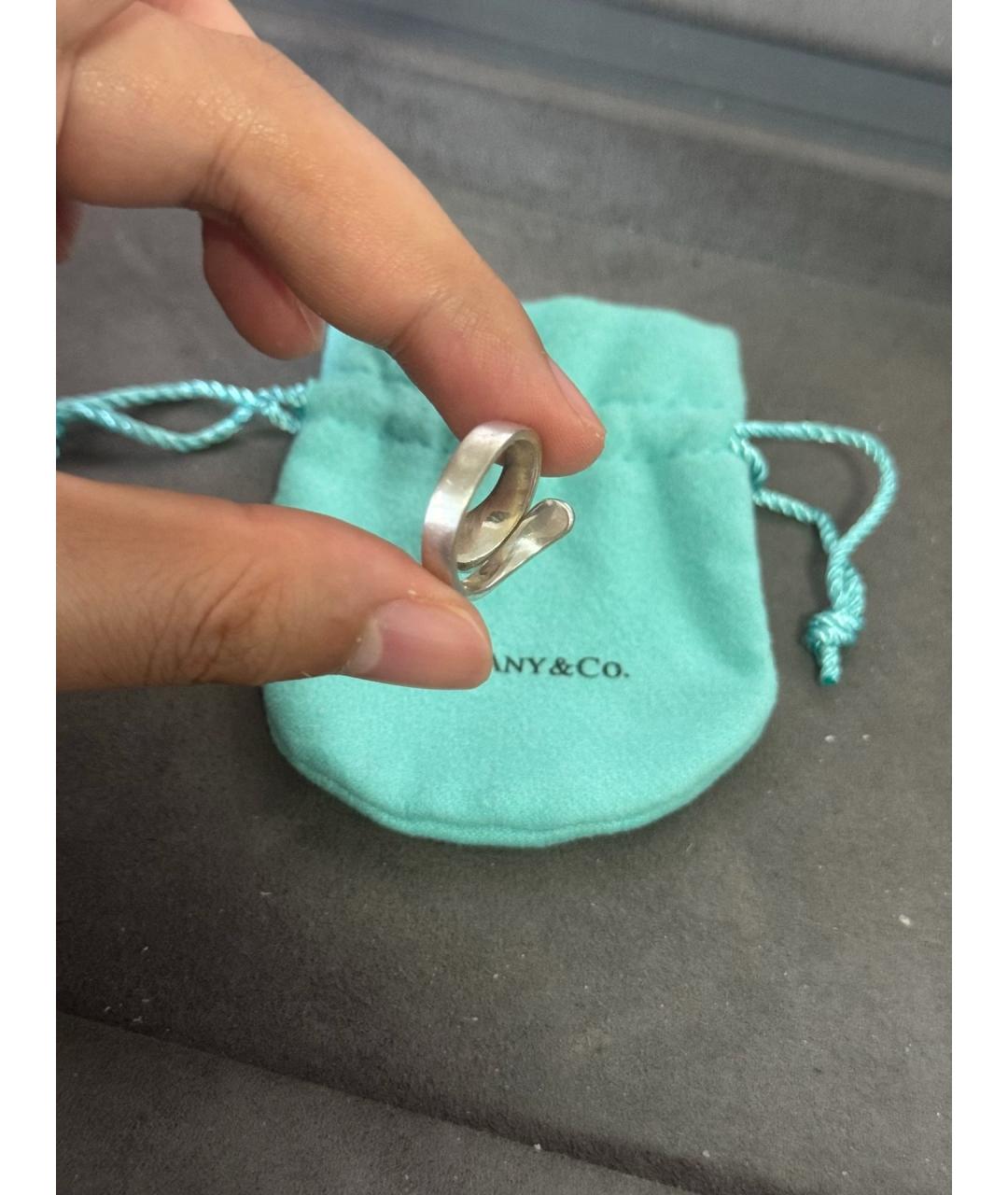 TIFFANY&CO Серебряное серебряное кольцо, фото 7