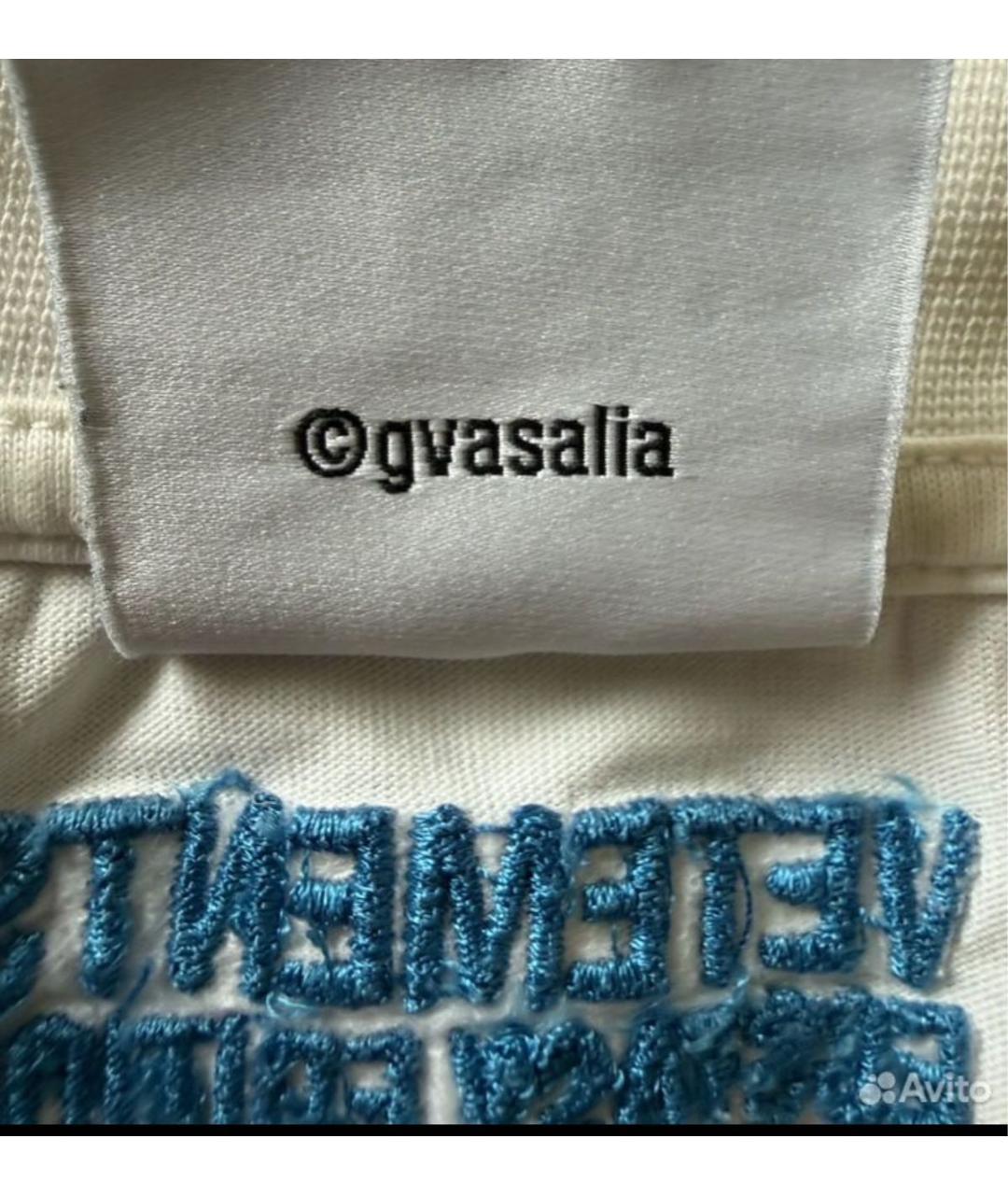 VETEMENTS Белая хлопковая футболка, фото 4
