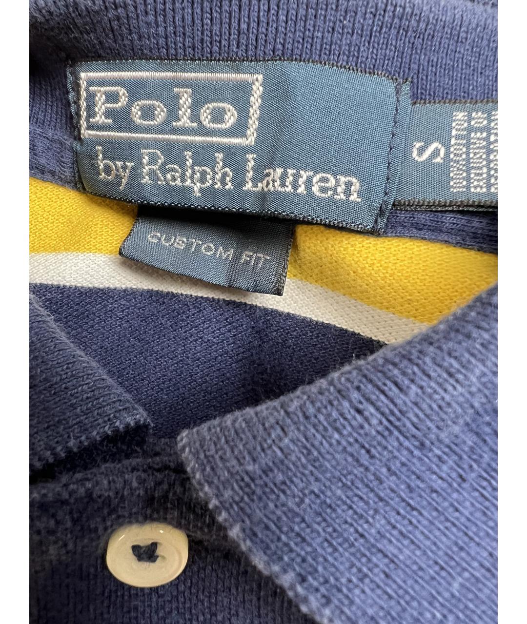 RALPH LAUREN Хлопковое поло с коротким рукавом, фото 3
