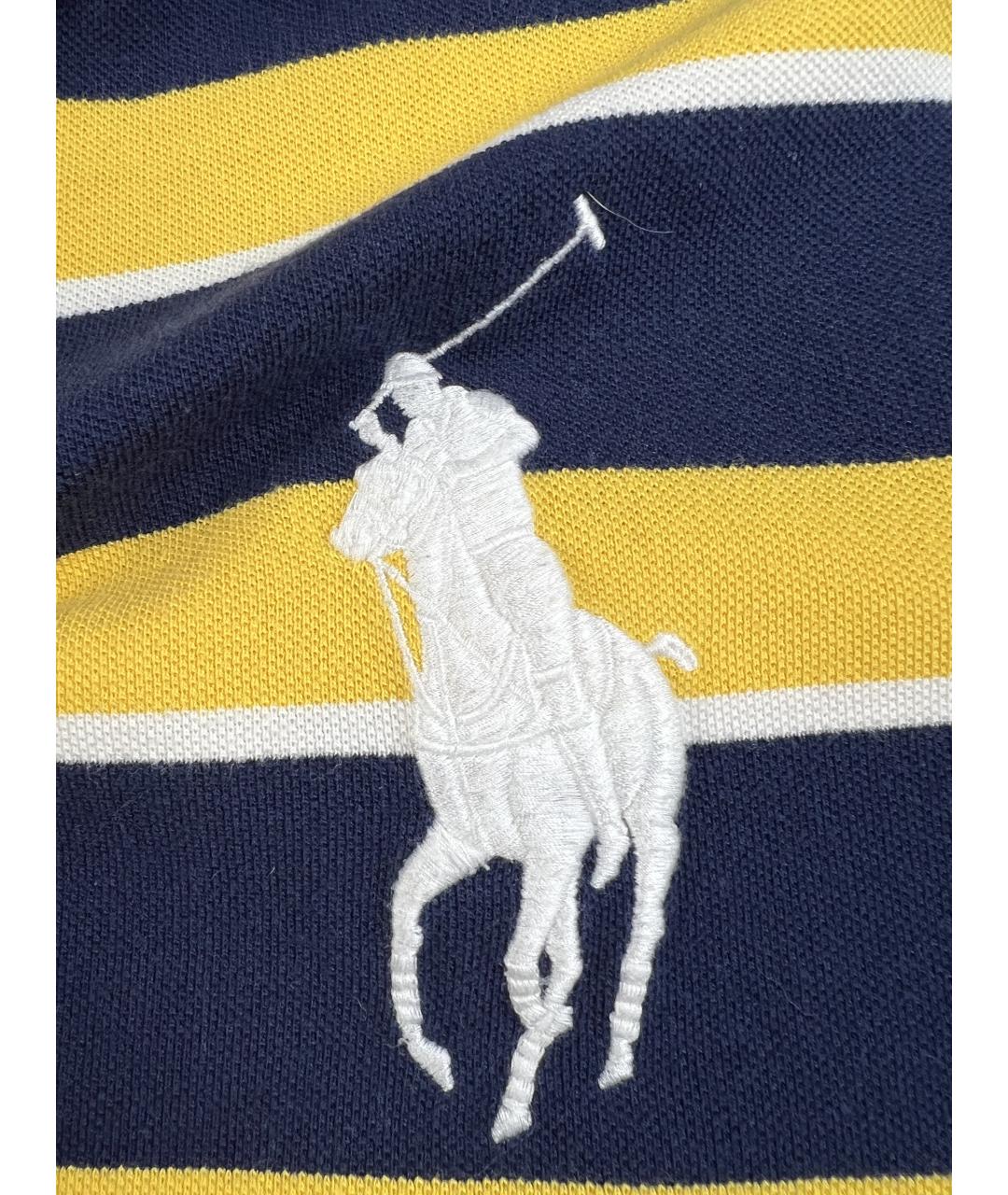 RALPH LAUREN Хлопковое поло с коротким рукавом, фото 2