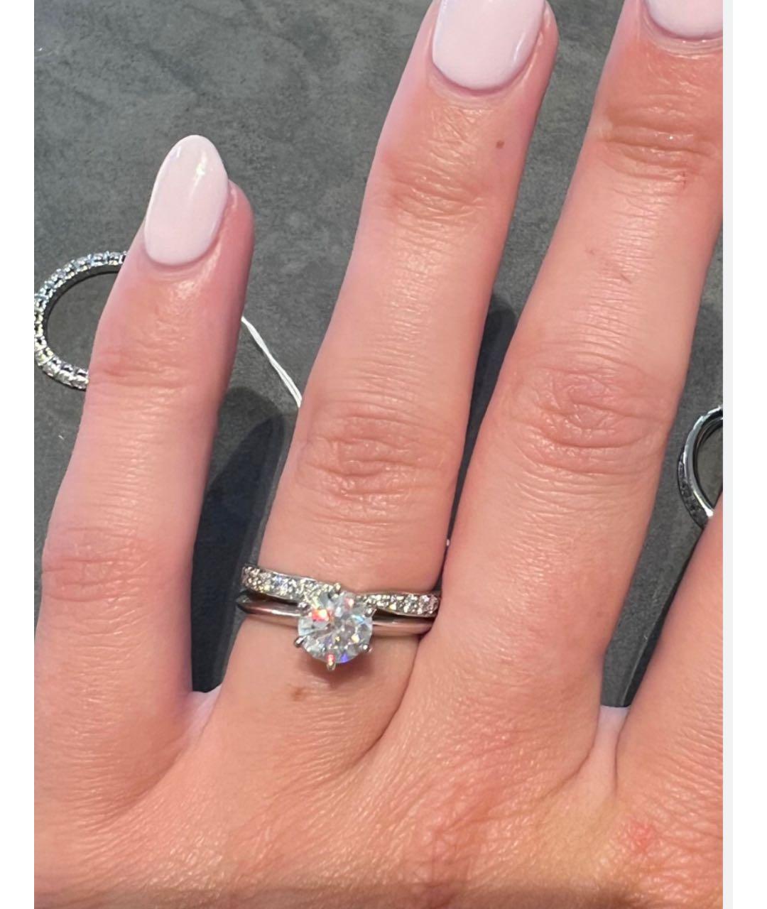 TIFFANY&CO Серебряное платиновое кольцо, фото 3