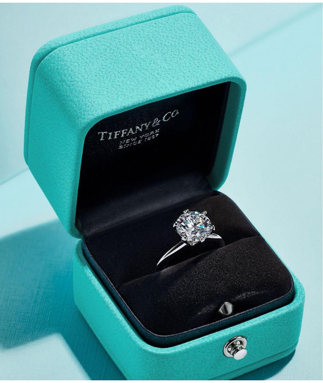 TIFFANY&CO Серебряное платиновое кольцо, фото 4