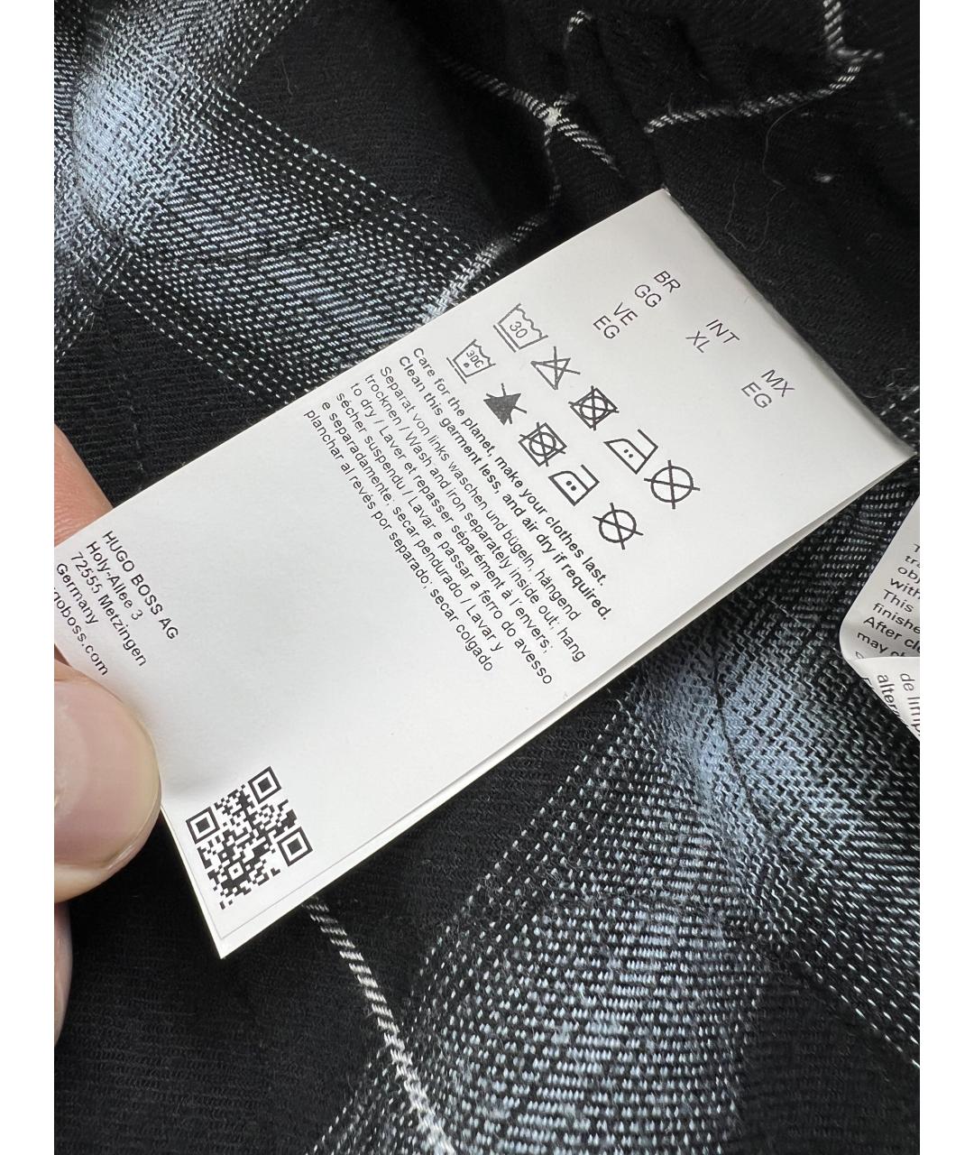 HUGO BOSS Темно-синяя хлопковая куртка, фото 5
