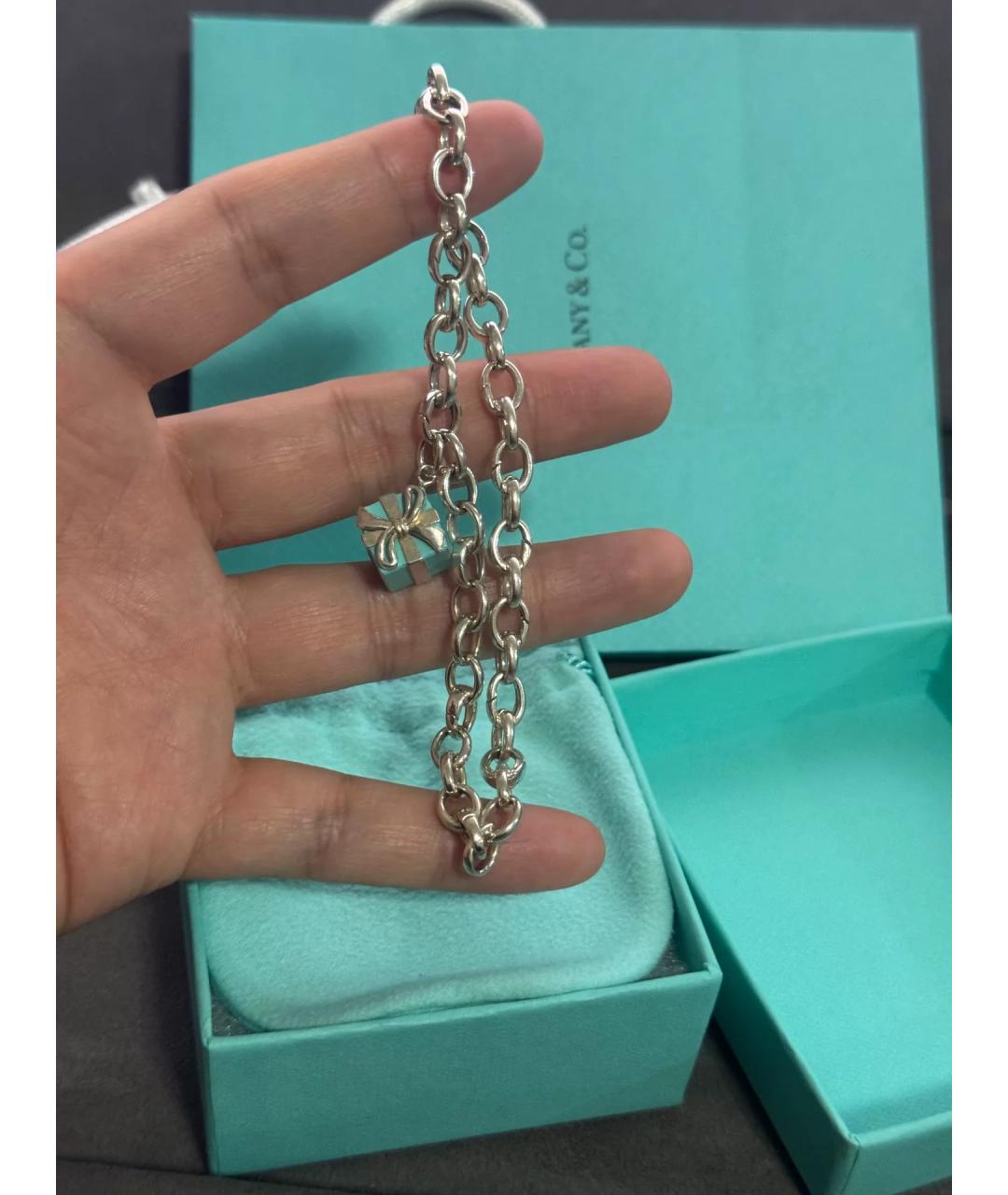 TIFFANY&CO Серебряный серебряный браслет, фото 6