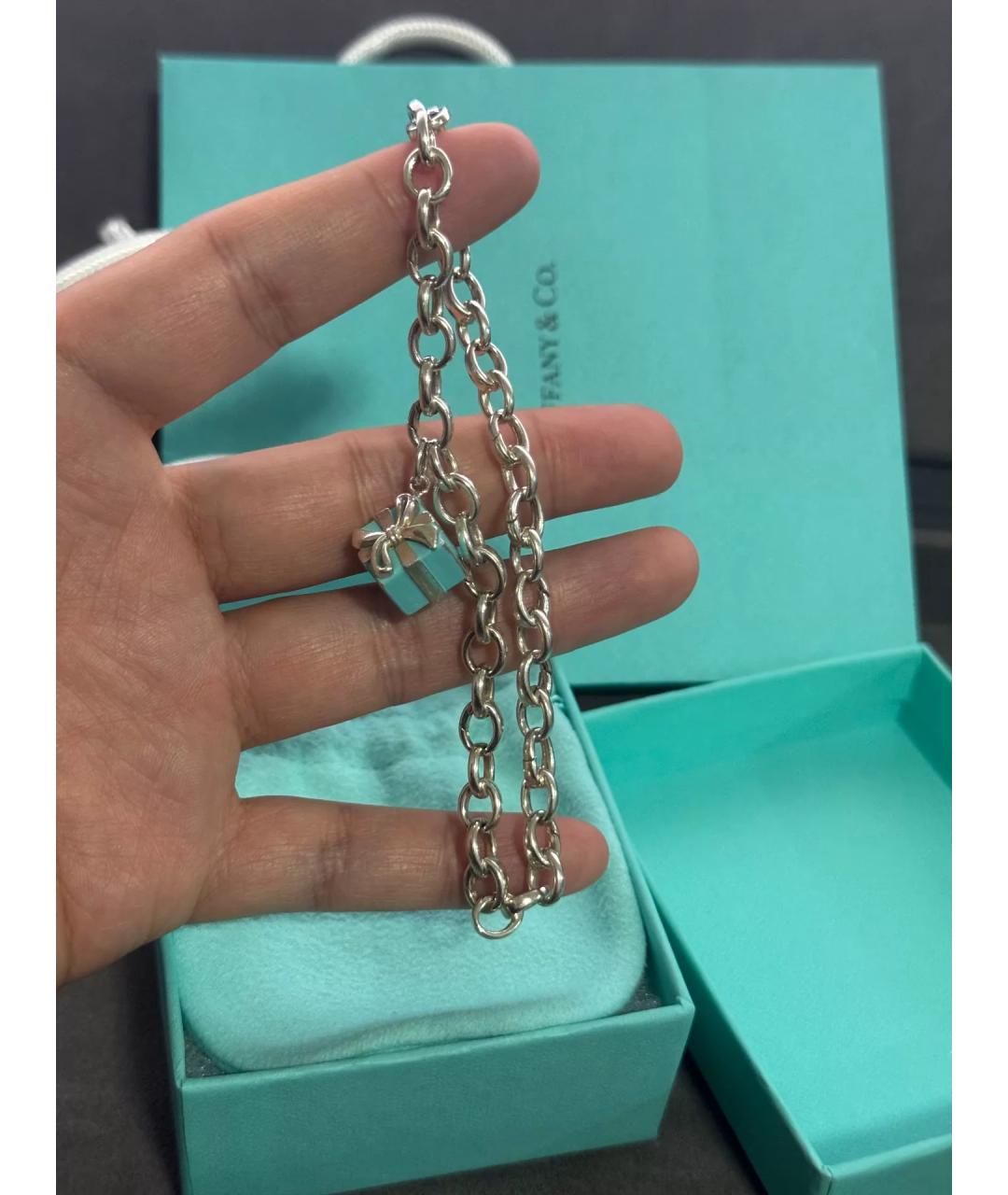 TIFFANY&CO Серебряный серебряный браслет, фото 4