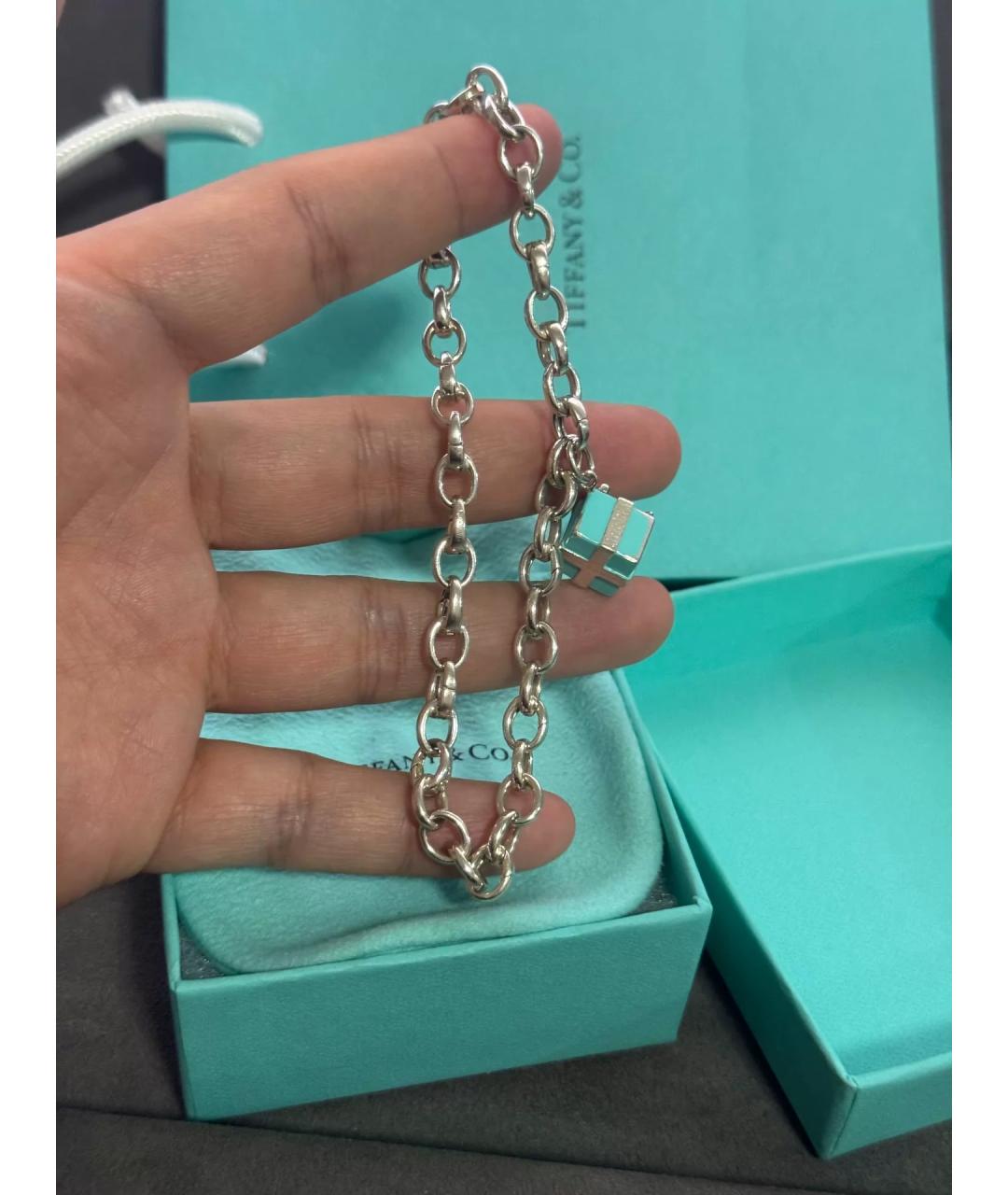 TIFFANY&CO Серебряный серебряный браслет, фото 8