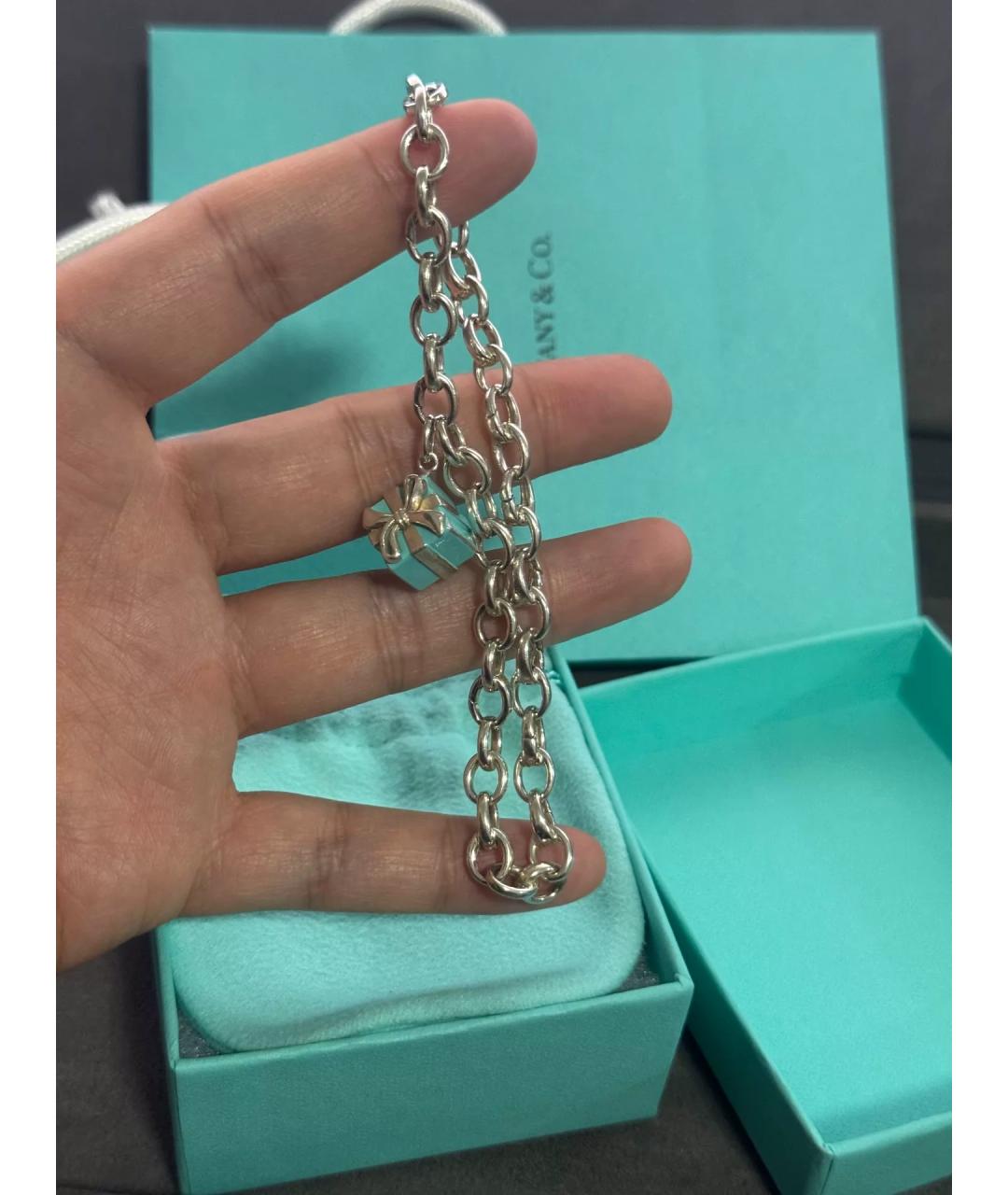 TIFFANY&CO Серебряный серебряный браслет, фото 5