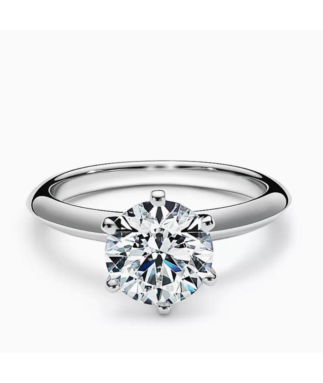 TIFFANY&CO Серебряное платиновое кольцо, фото 5
