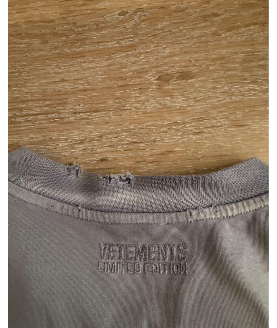 VETEMENTS Мульти хлопковая футболка, фото 4