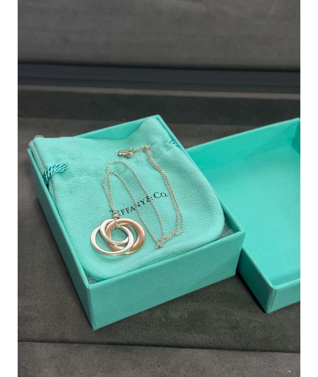 TIFFANY&CO Розовый серебряный кулон, фото 2