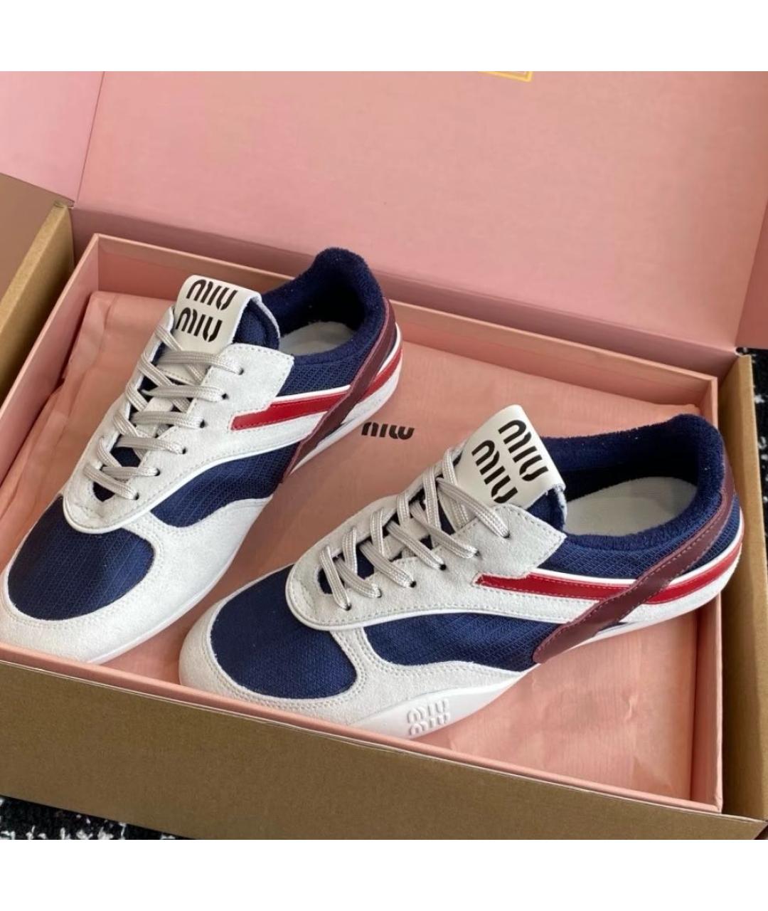 MIU MIU Мульти кеды, фото 6