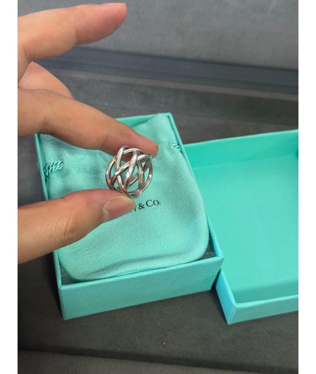 TIFFANY&CO Серебряное серебряное кольцо, фото 3