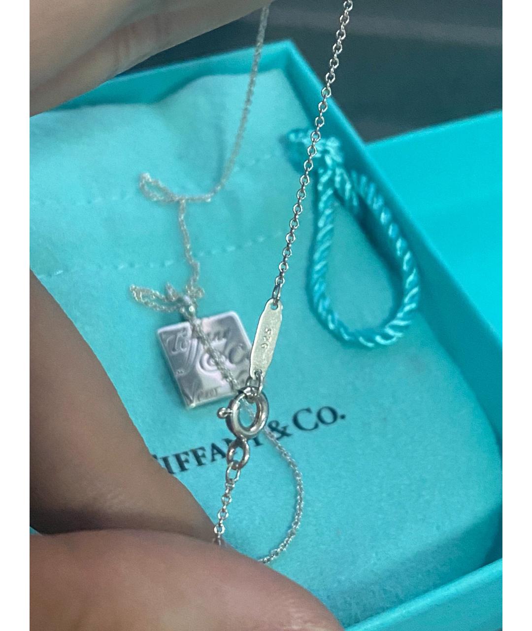 TIFFANY&CO Серебряная серебряная цепочка, фото 5