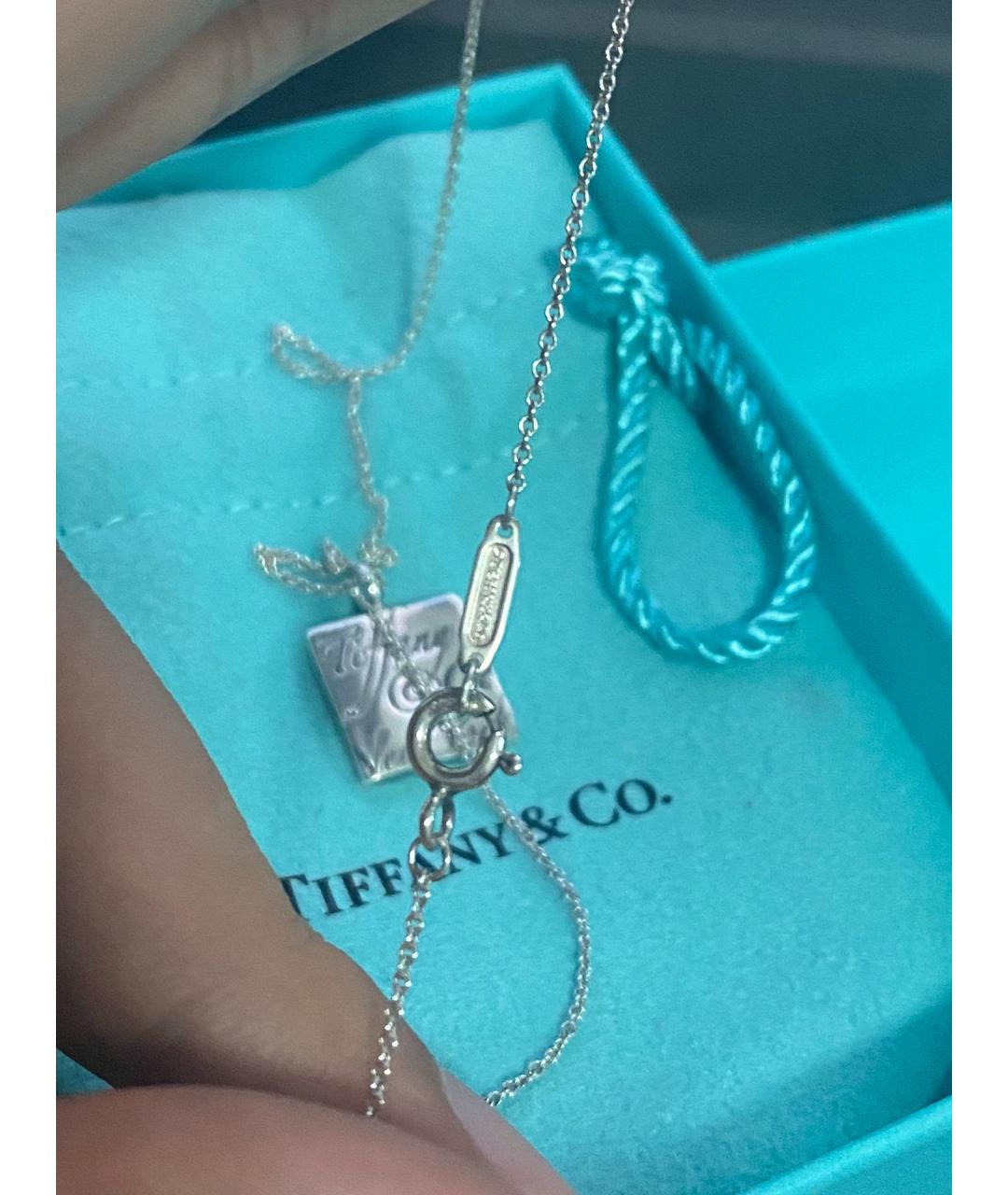 TIFFANY&CO Серебряная серебряная цепочка, фото 6