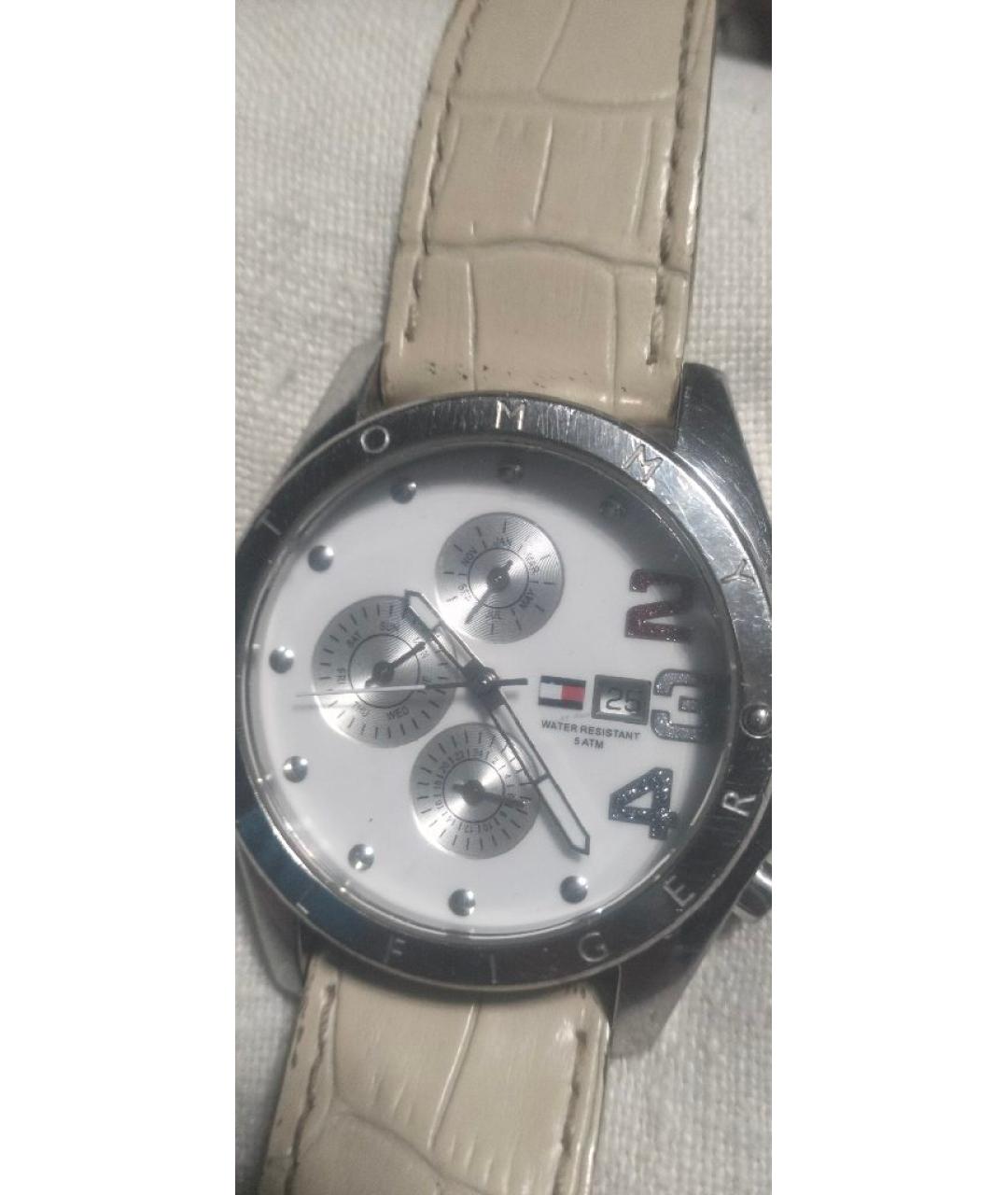 TOMMY HILFIGER Белые стеклянные часы, фото 4