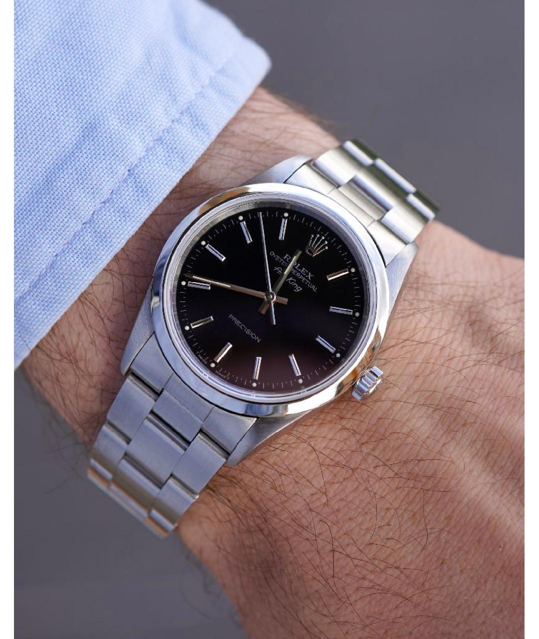 ROLEX Черные часы, фото 7
