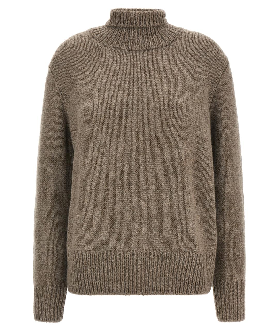 THE ROW Коричневый кашемировый джемпер / свитер, фото 1