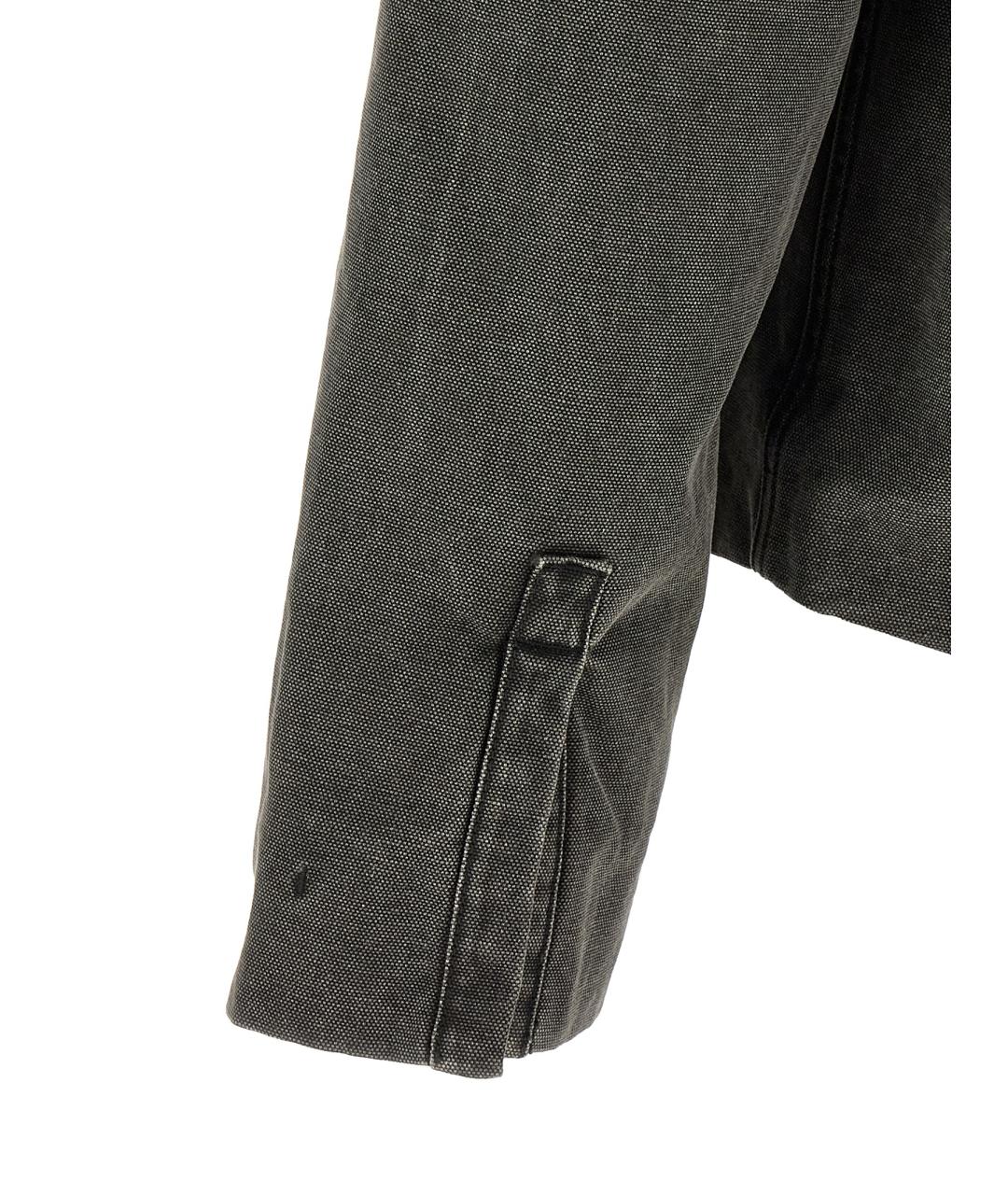 RICK OWENS DRKSHDW Серая хлопковая куртка, фото 4