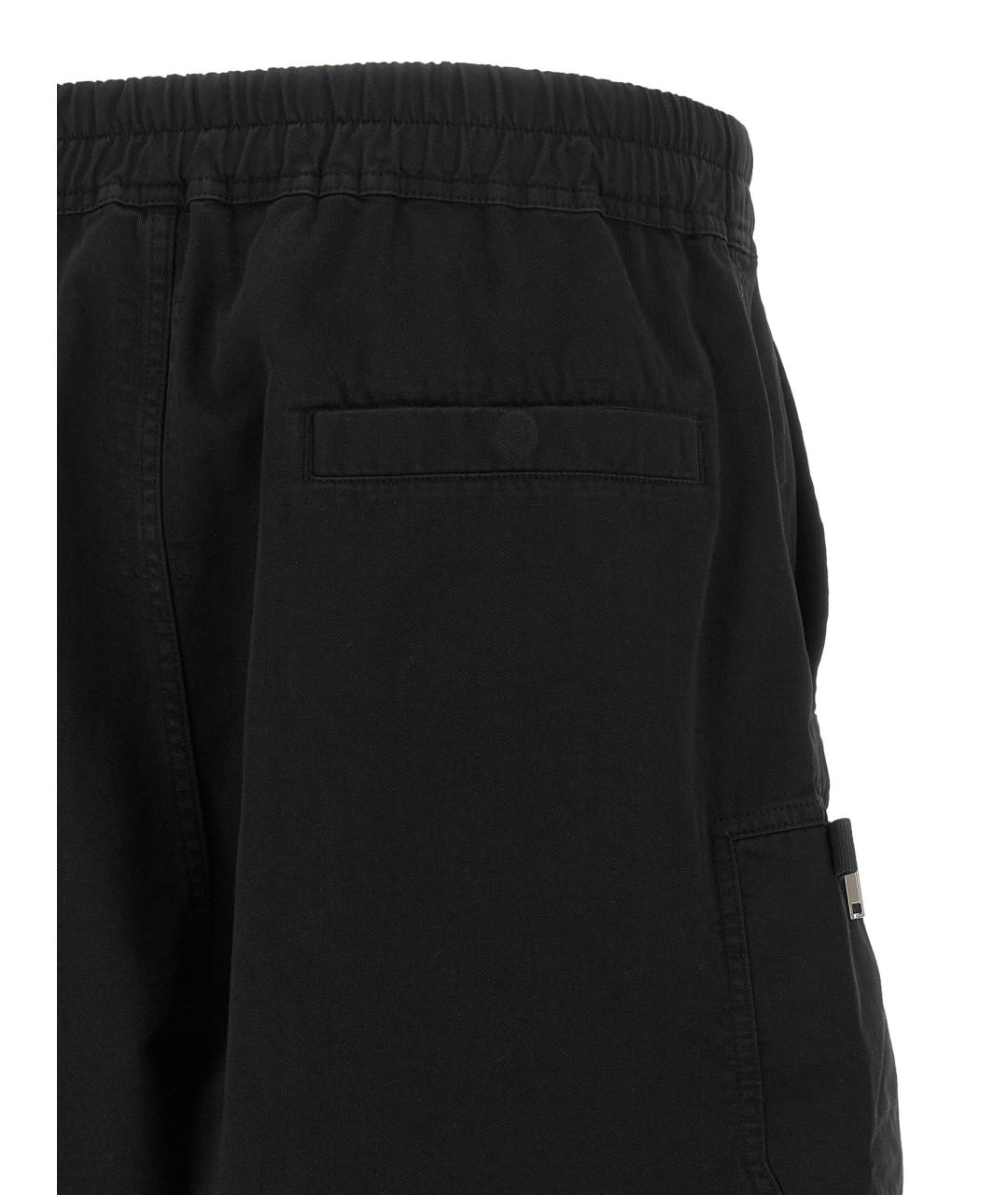 RICK OWENS DRKSHDW Черные хлопковые шорты, фото 4