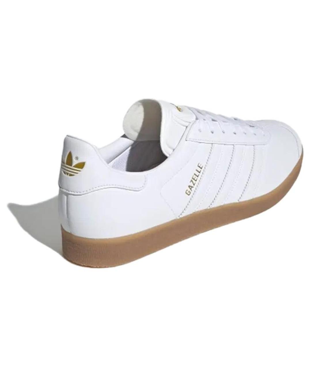 ADIDAS Белые кожаные низкие кроссовки / кеды, фото 4