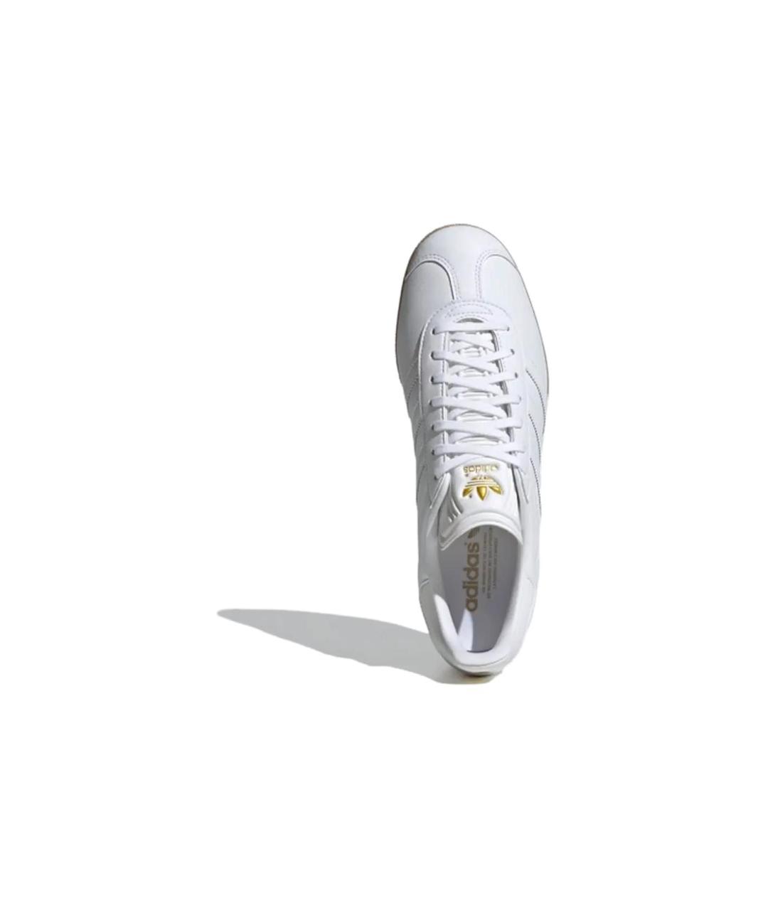 ADIDAS Белые кожаные низкие кроссовки / кеды, фото 6
