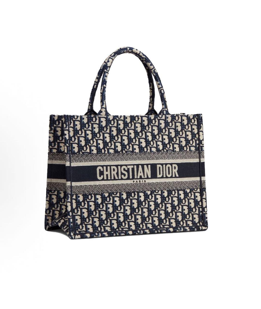 CHRISTIAN DIOR Синяя сумка тоут, фото 2