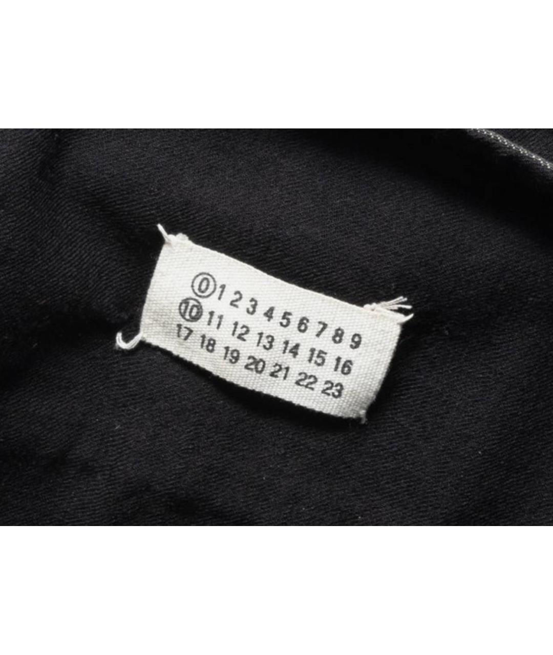 MAISON MARGIELA Серый хлопковый шарф, фото 3