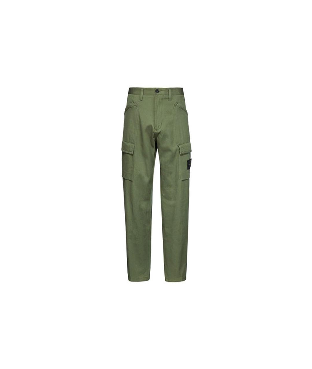 STONE ISLAND Серые брюки чинос, фото 4