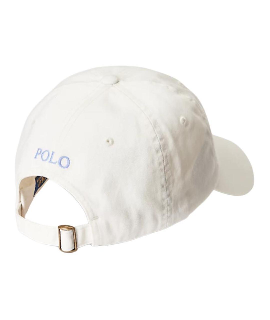 POLO RALPH LAUREN Белая кепка, фото 2