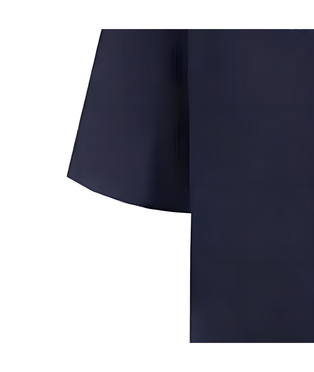 BALENCIAGA Синяя хлопковая футболка, фото 2