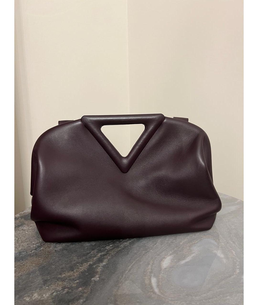 BOTTEGA VENETA Фиолетовая кожаная сумка через плечо, фото 3