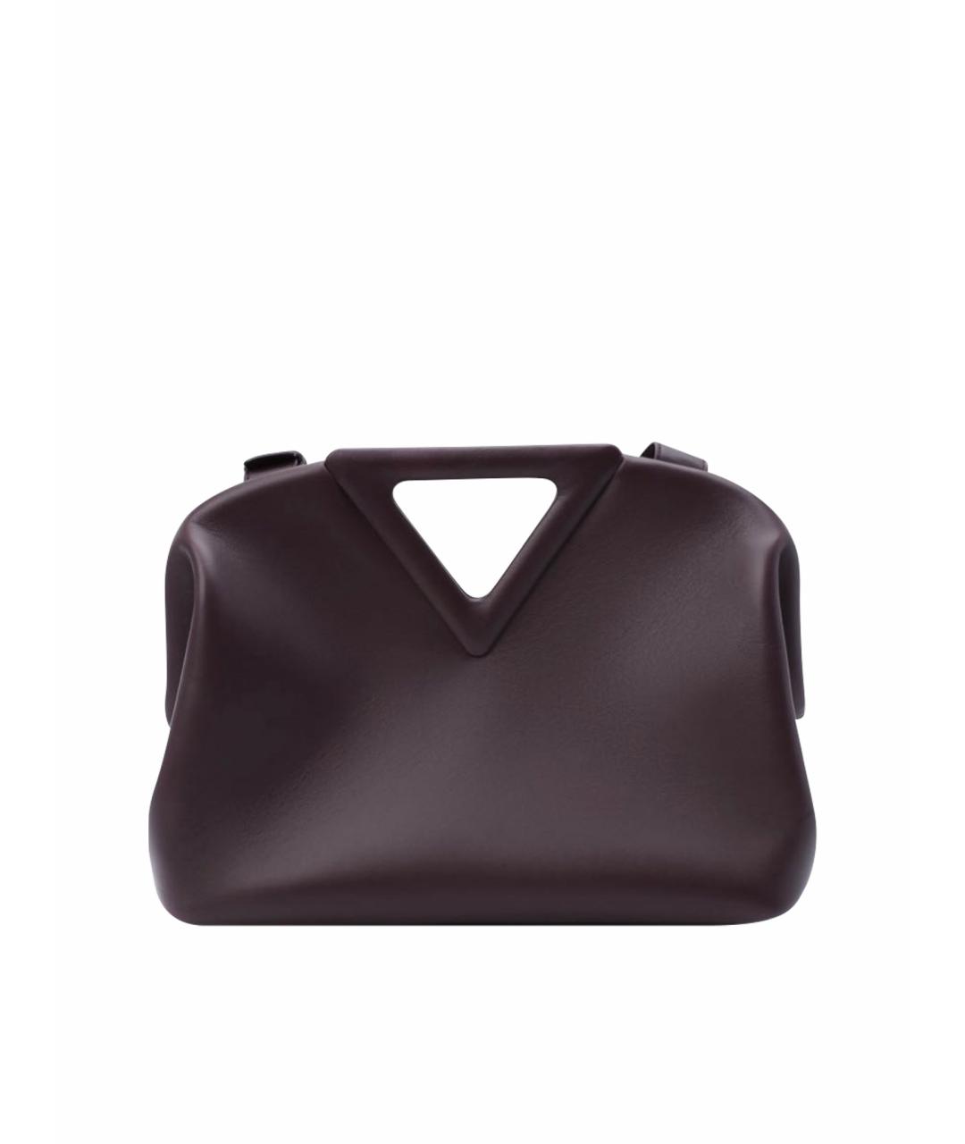 BOTTEGA VENETA Фиолетовая кожаная сумка через плечо, фото 1