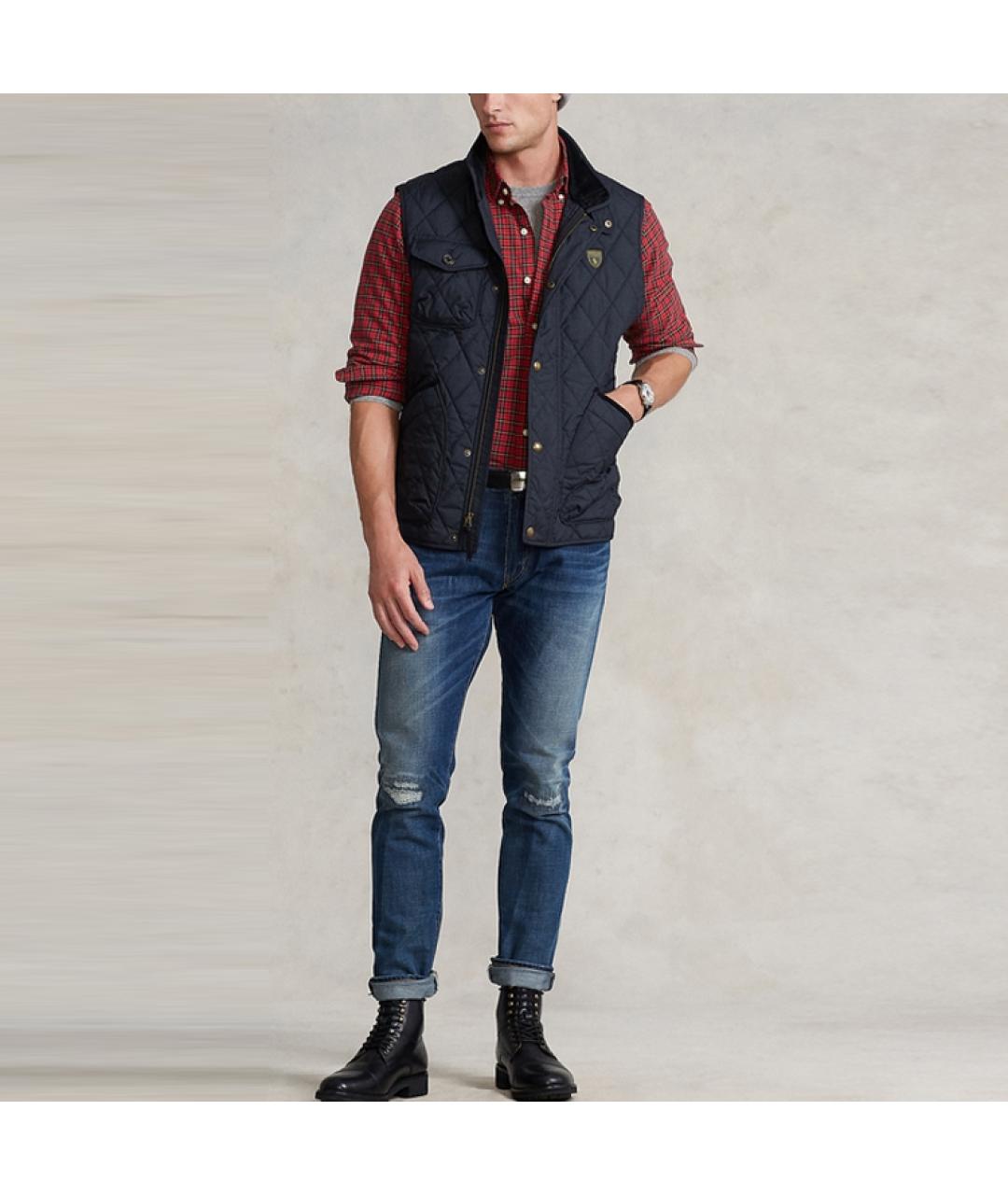 POLO RALPH LAUREN Черный жилет, фото 2