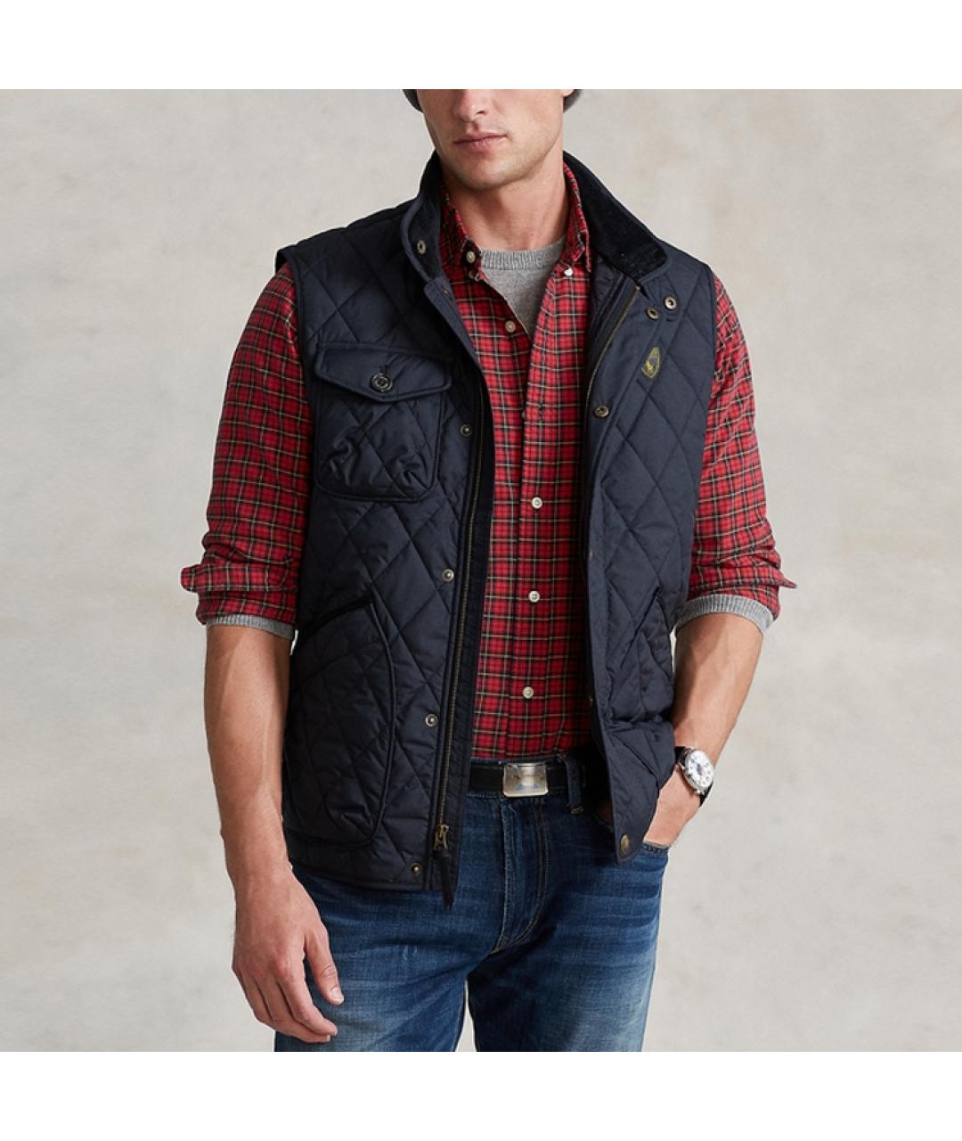 POLO RALPH LAUREN Черный жилет, фото 3
