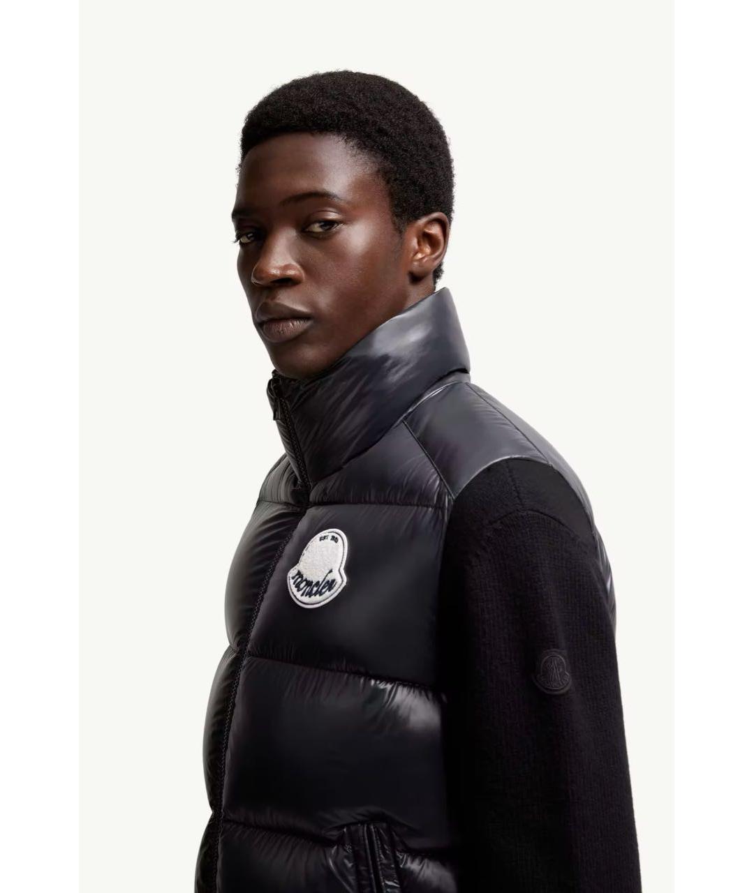 MONCLER Темно-синий жилет, фото 4