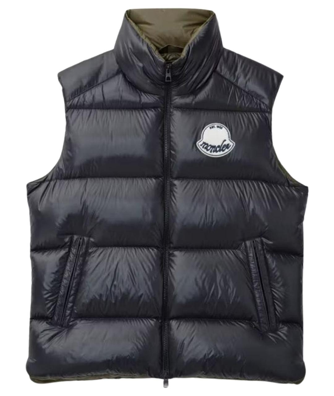 MONCLER Темно-синий жилет, фото 1
