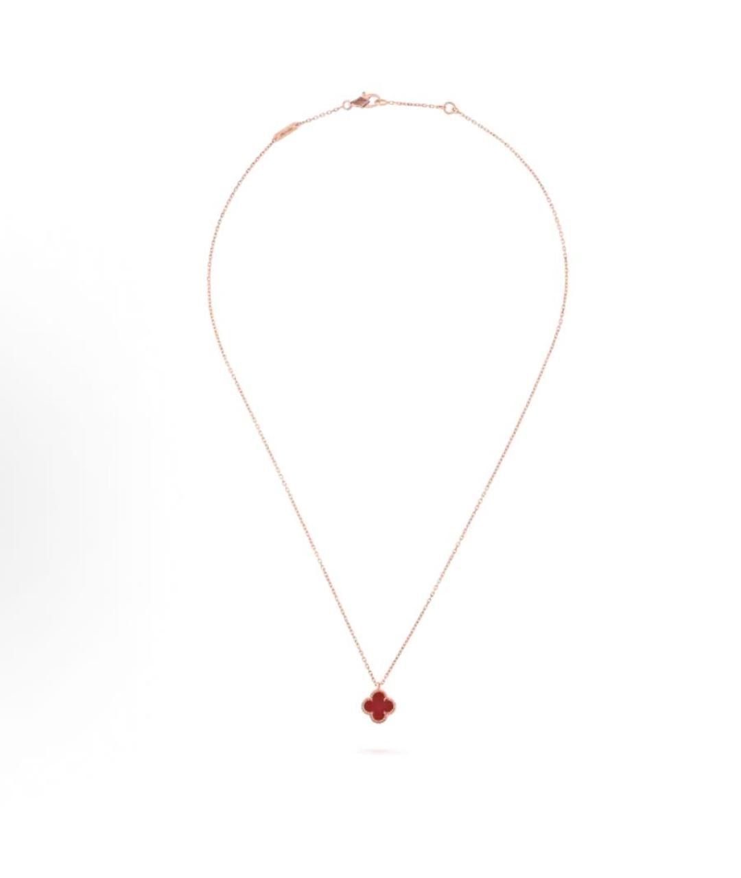 VAN CLEEF & ARPELS Красная подвеска из желтого золота, фото 2