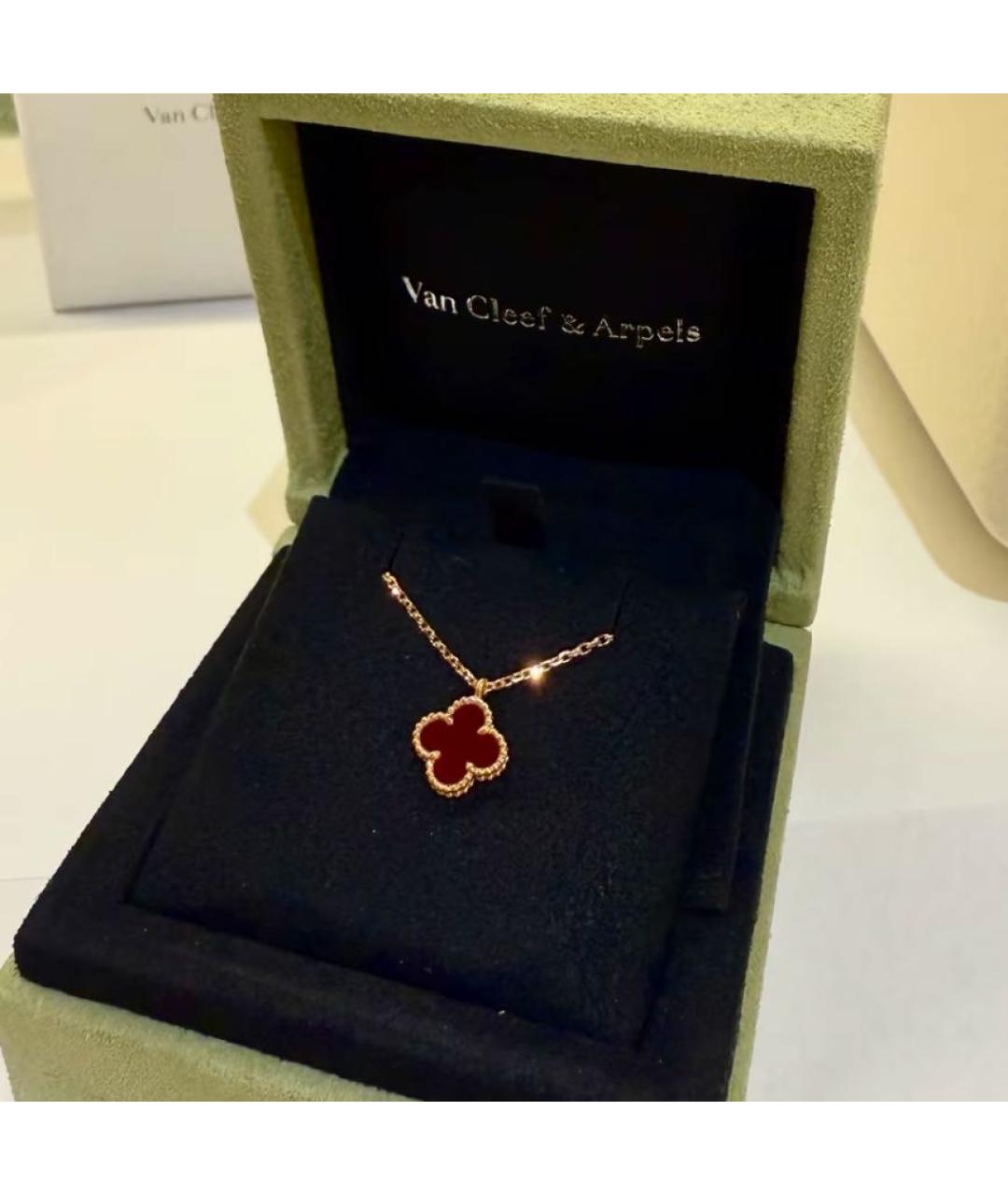 VAN CLEEF & ARPELS Красная подвеска из желтого золота, фото 6