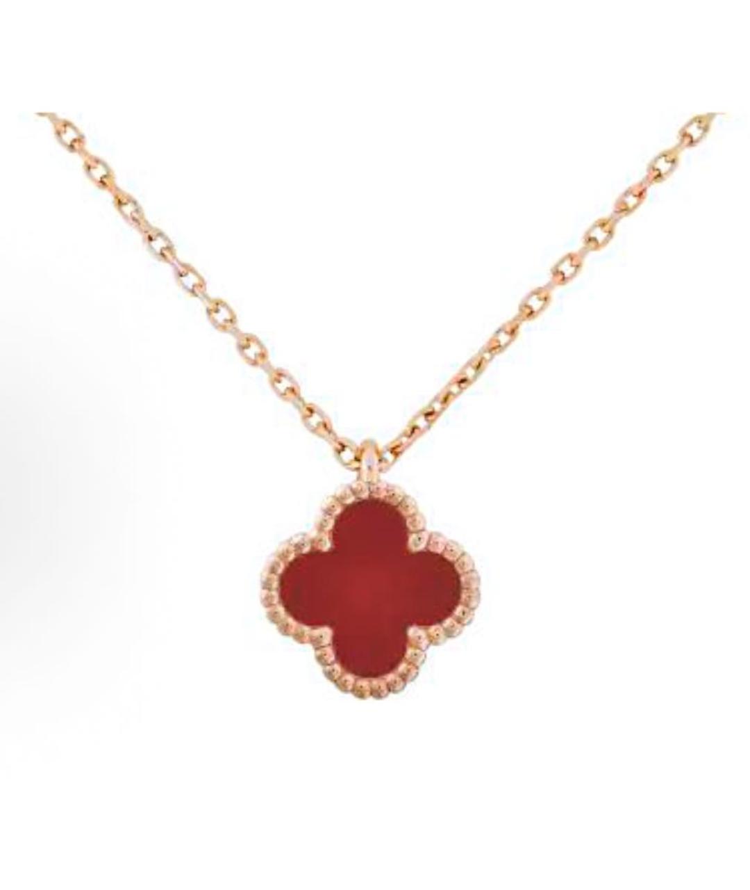 VAN CLEEF & ARPELS Красная подвеска из желтого золота, фото 7
