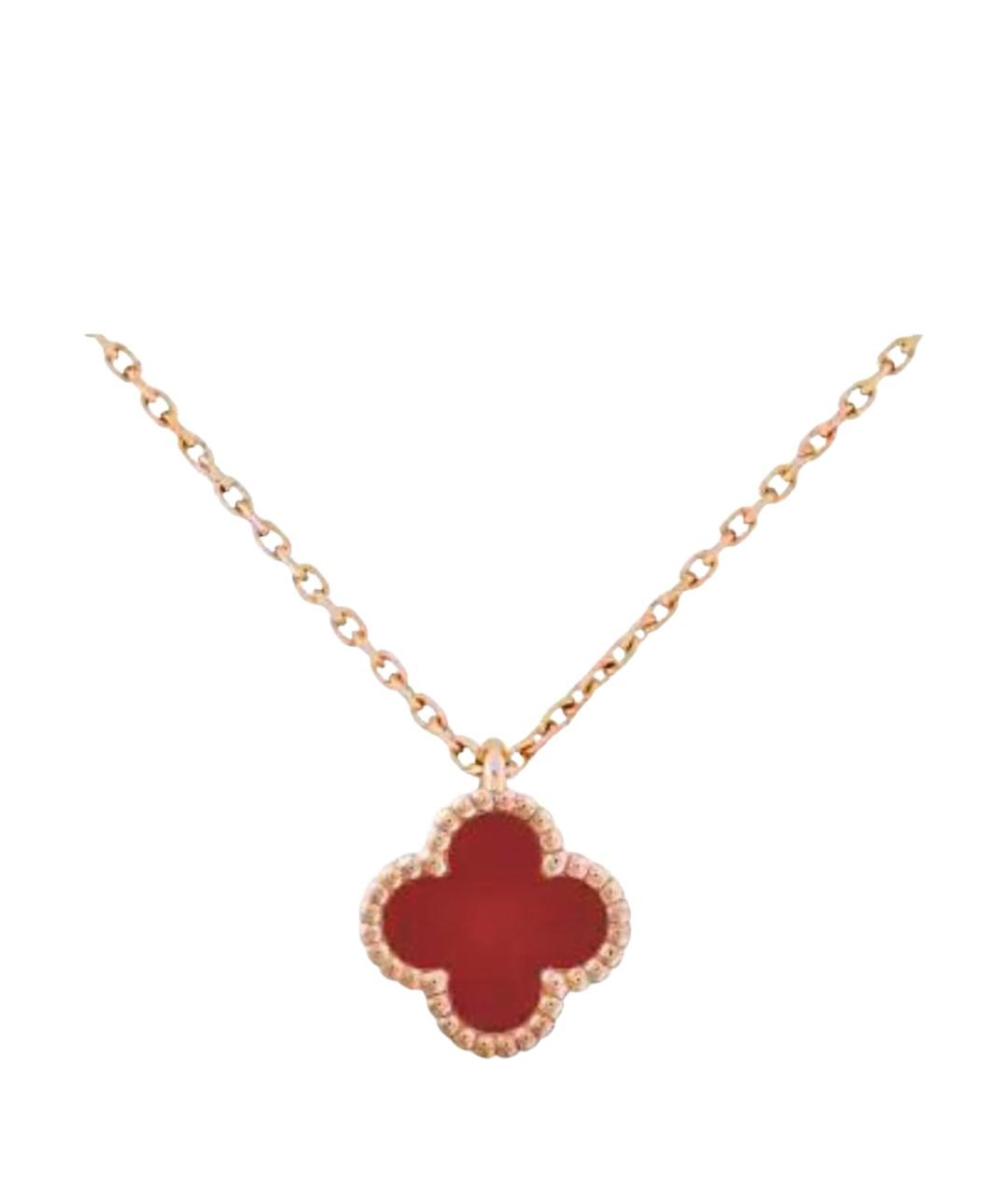 VAN CLEEF & ARPELS Красная подвеска из желтого золота, фото 1