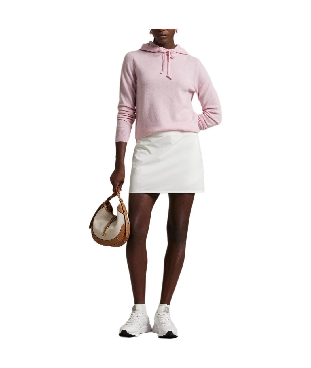 POLO RALPH LAUREN Розовый кашемировый джемпер / свитер, фото 2