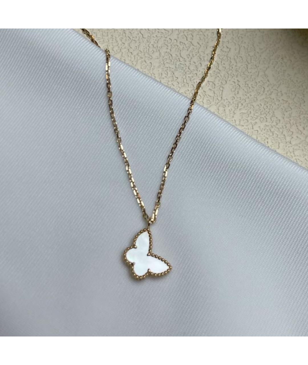 VAN CLEEF & ARPELS Белая подвеска из желтого золота, фото 6
