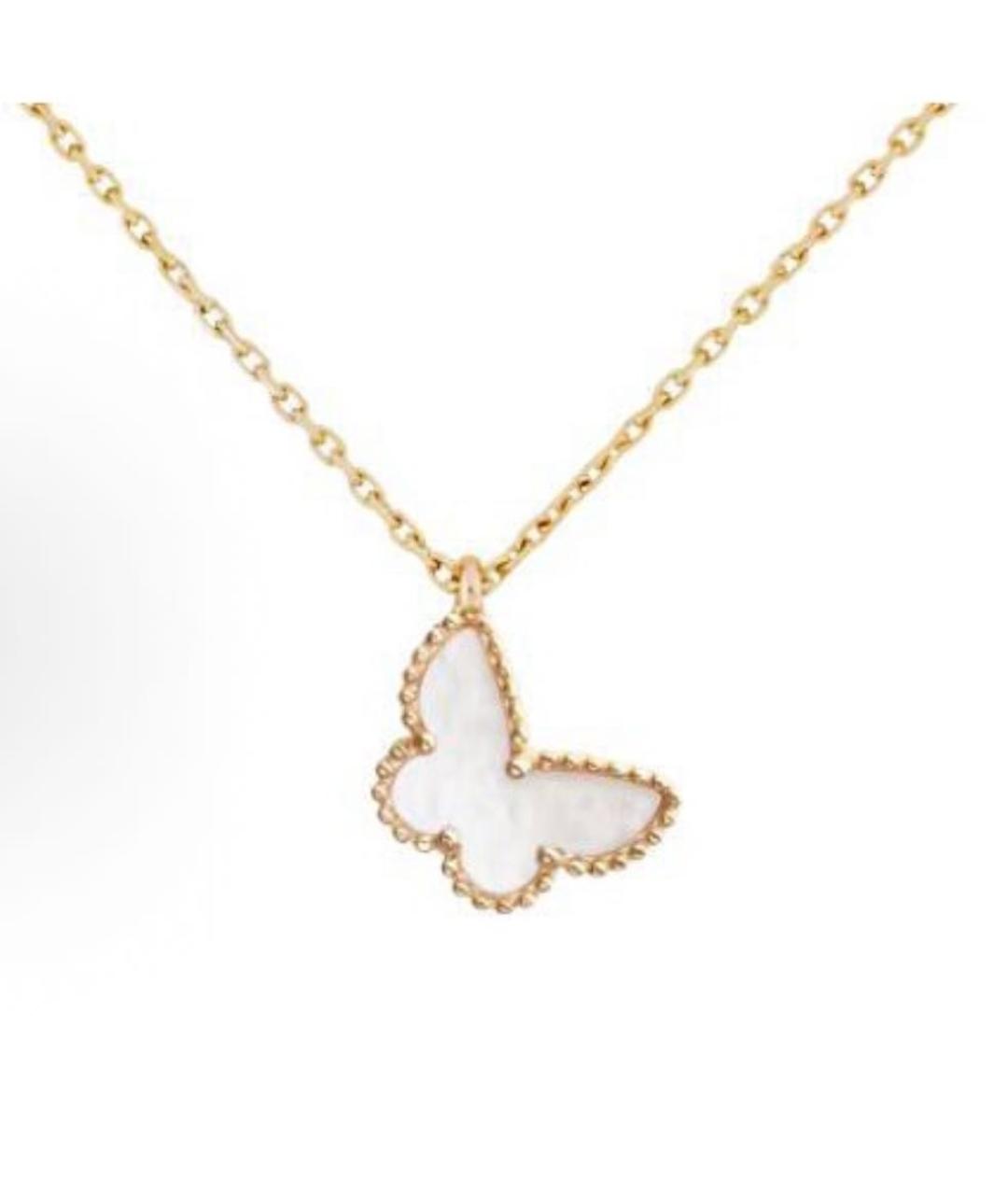 VAN CLEEF & ARPELS Белая подвеска из желтого золота, фото 8