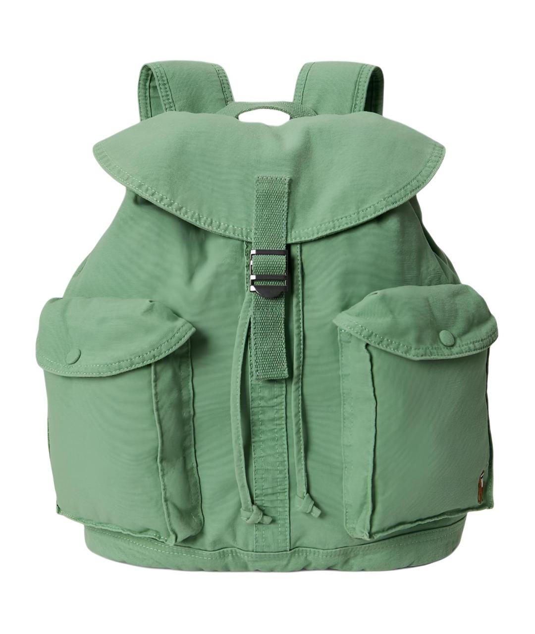 POLO RALPH LAUREN Зеленый хлопковый рюкзак, фото 1