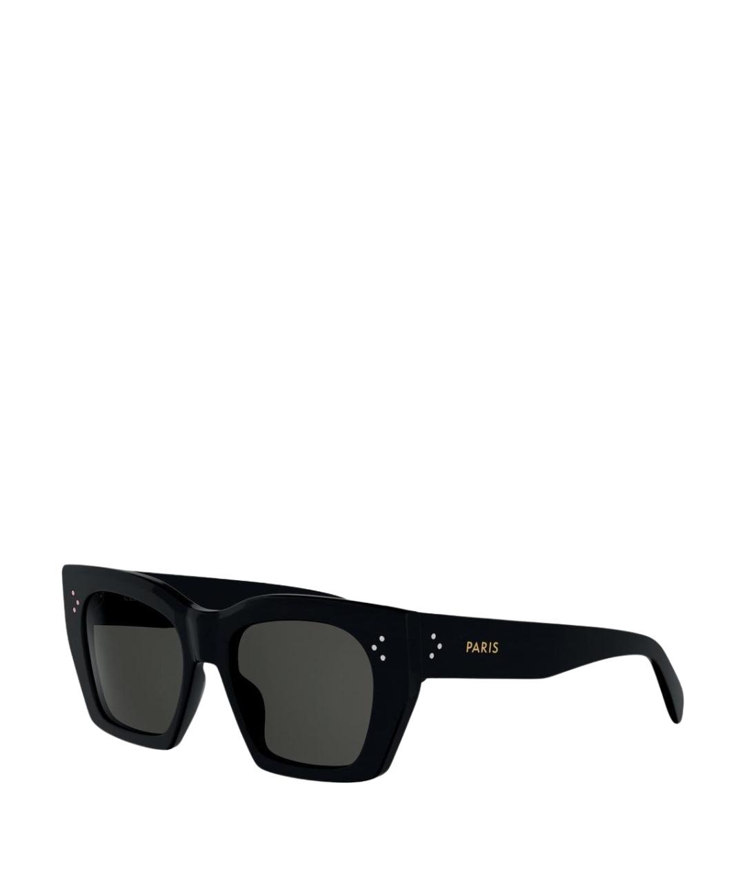 CELINE Черные пластиковые солнцезащитные очки, фото 1