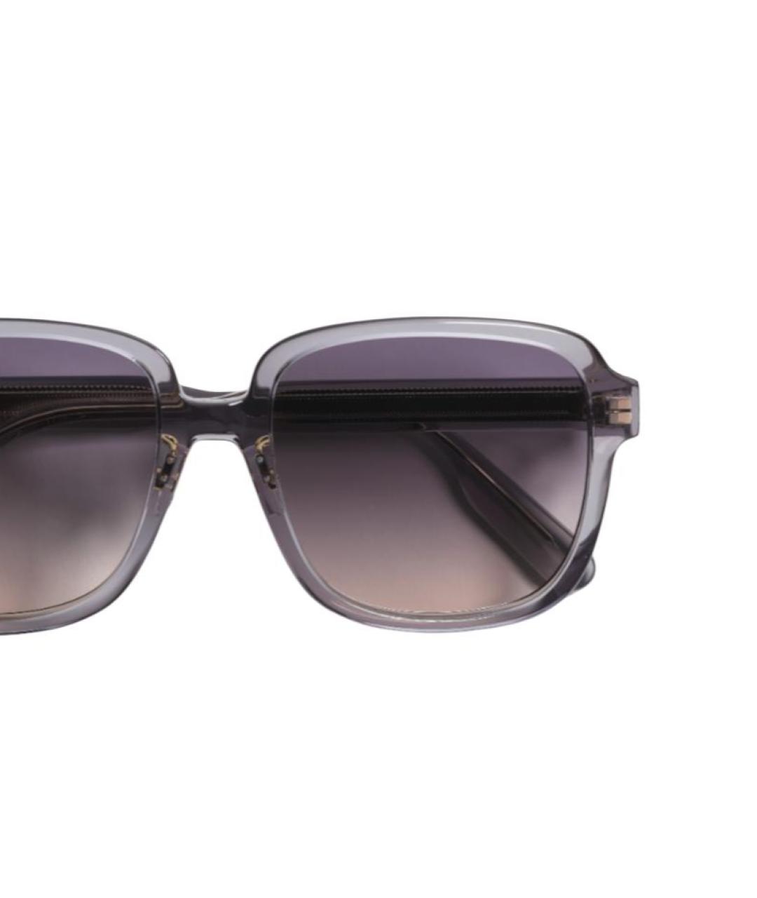 CHRISTIAN DIOR Серые пластиковые солнцезащитные очки, фото 3