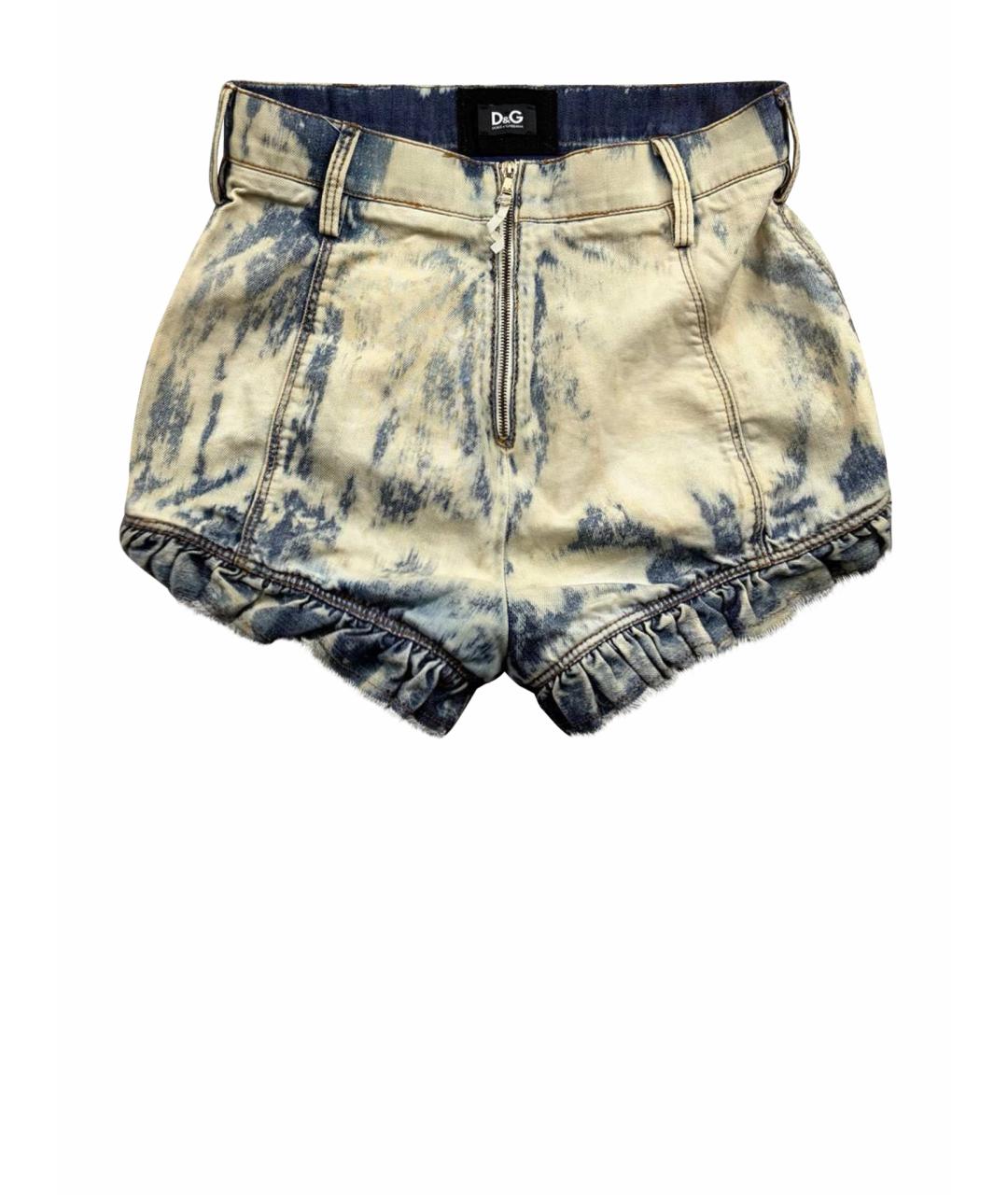 DOLCE&GABBANA Голубые деним шорты, фото 1