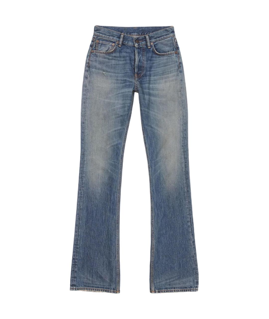 ACNE STUDIOS Синие прямые джинсы, фото 1